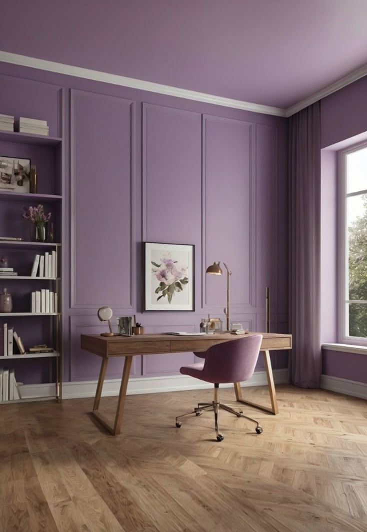 Les bienfaits du violet en décoration intérieure.