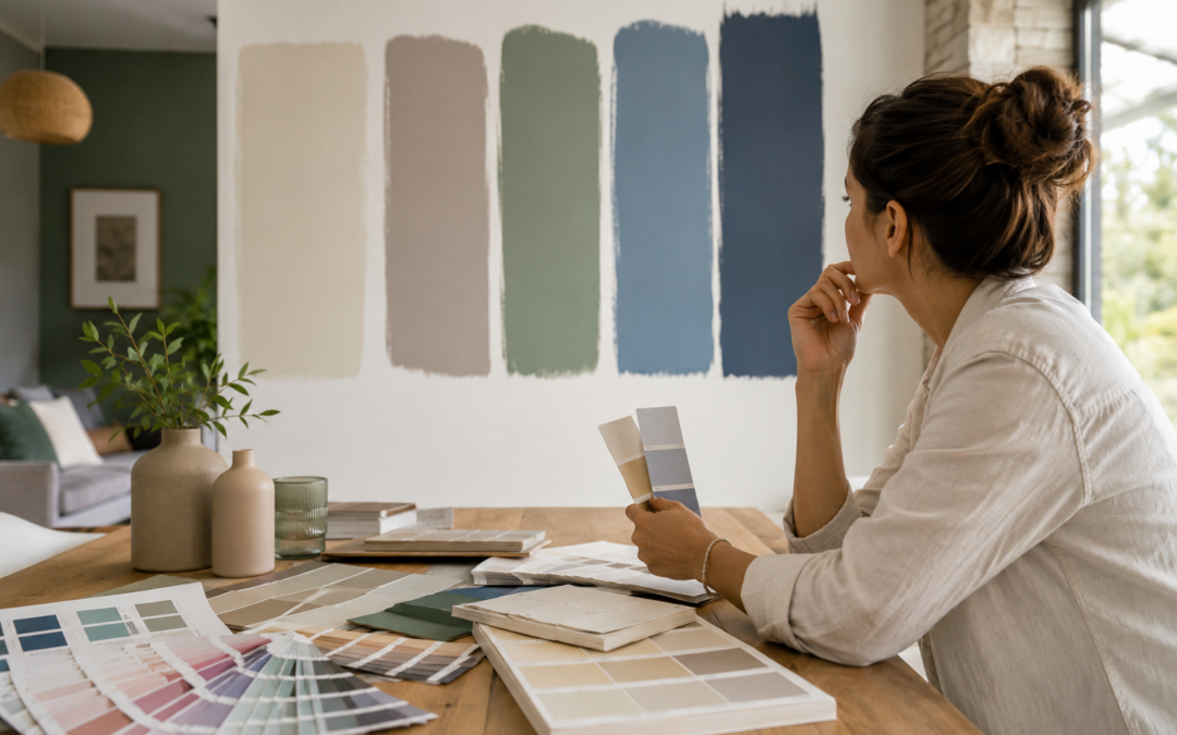 5 erreurs fréquentes lors du choix des couleurs en décoration intérieure.
